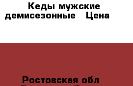 Кеды мужские демисезонные › Цена ­ 2 500 - Ростовская обл., Ростов-на-Дону г. Одежда, обувь и аксессуары » Мужская одежда и обувь   . Ростовская обл.,Ростов-на-Дону г.